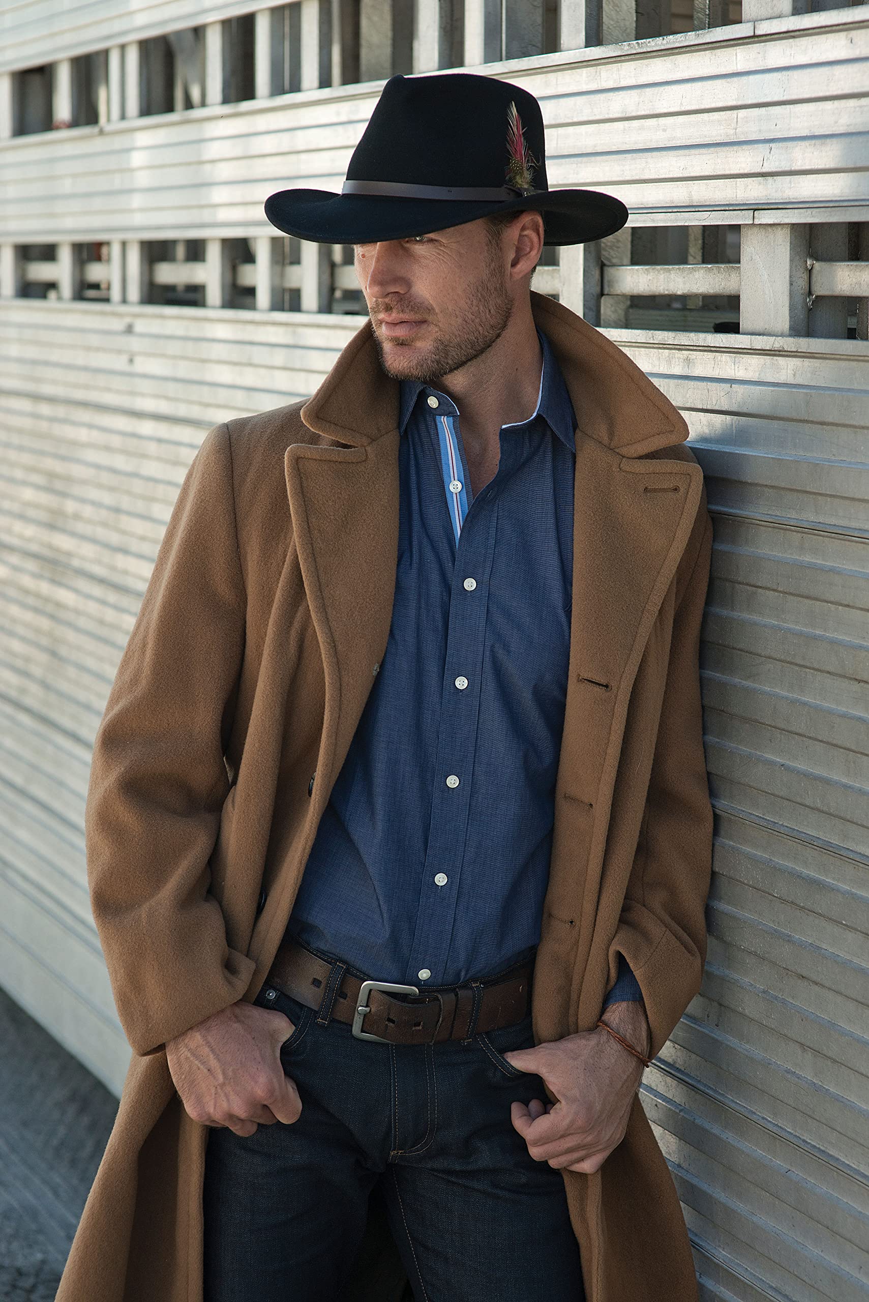 Scala Classico Men's Crushable Felt Outback Hat - Image 5