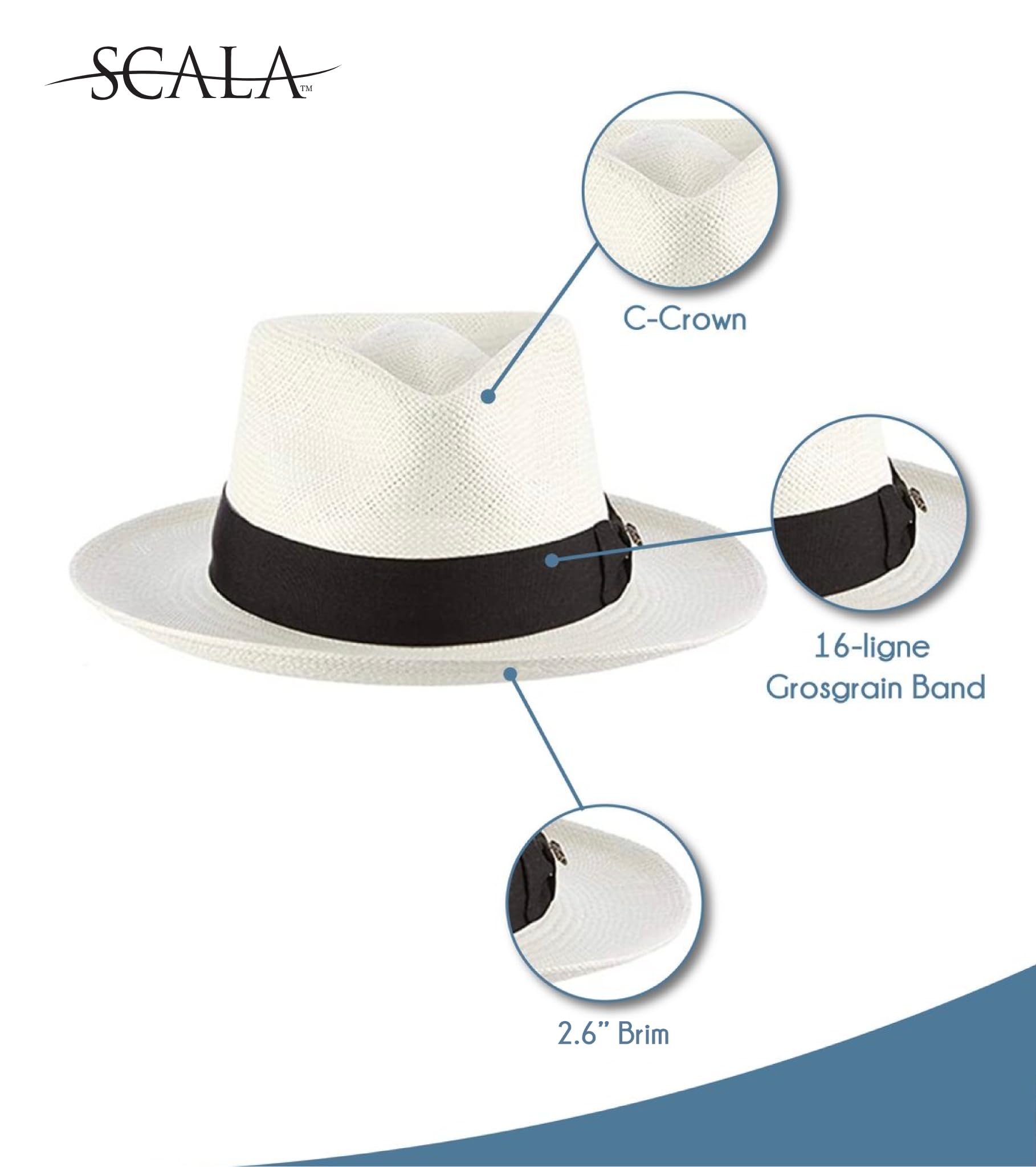 Scala Men's C Crown Hat - Image 5