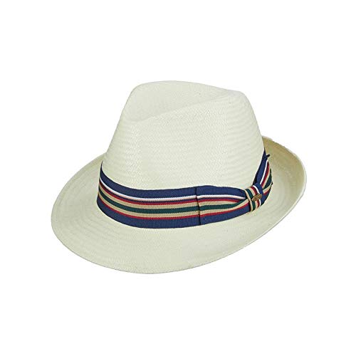 Scala Men's Toyo Fedora with Stripe Ribbon - Image 3