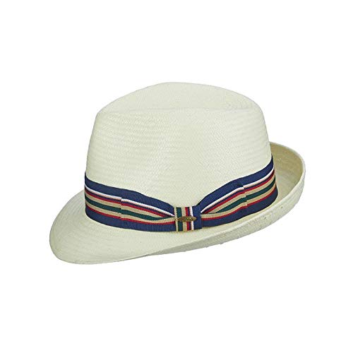 Scala Men's Toyo Fedora with Stripe Ribbon - Image 4