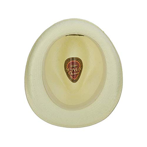 Scala Men's Toyo Fedora with Stripe Ribbon - Image 5