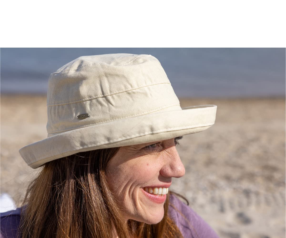 Scala Women's Medium Brim Cotton Hat - Image 7