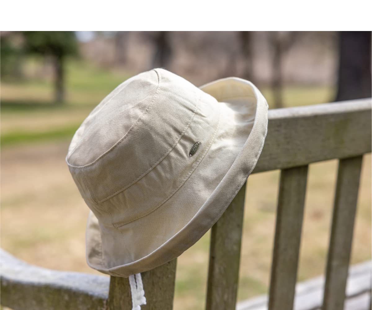 Scala Women's Medium Brim Cotton Hat - Image 8