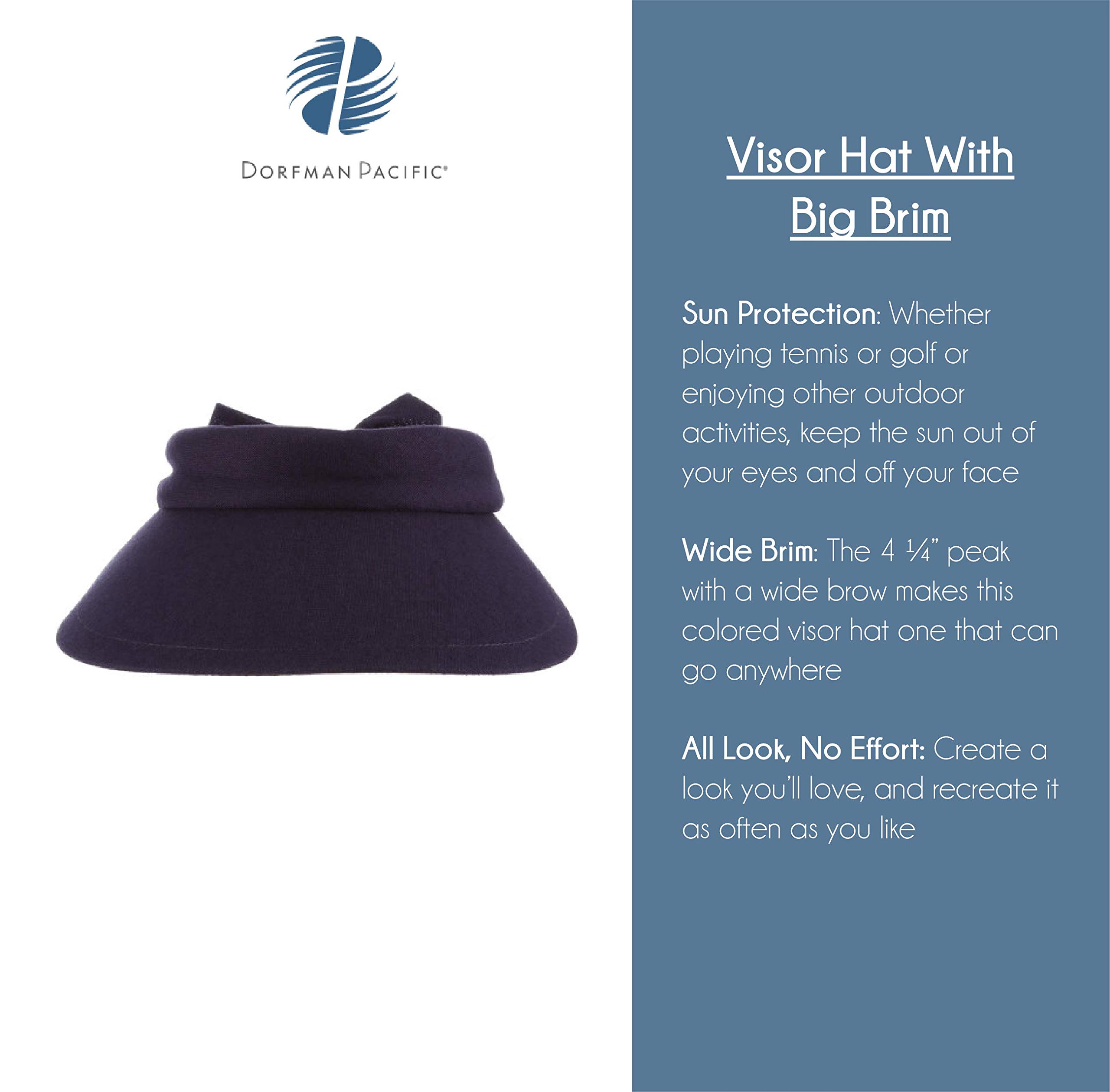 Scala Women's Visor Hat With Big Brim - Image 5